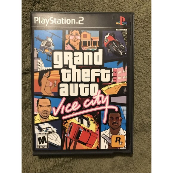 Grand Theft Auto Vice City 2002 & GTA San Andreas 2004 PS2 Playstation 2 TESTED - Picture 2 of 9